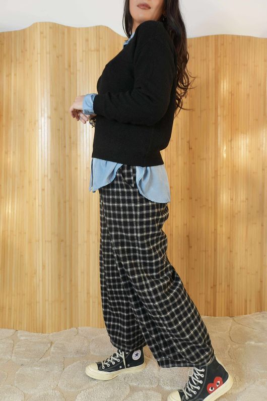 Elle Crew Knit Black